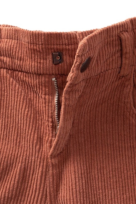 GIRLS’ COPPER PINK CORDUROY PAPER BAG SHORTS 4