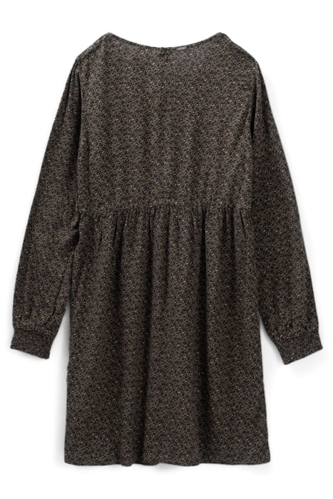 GIRLS’ KHAKI LEOPARD PRINT LENZING™ ECOVERO™ DRESS 2