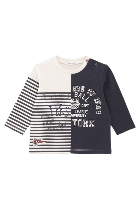 BABY BOYS' DOUBLE MOTIF SAILOR STRIPE T-SHIRT 1