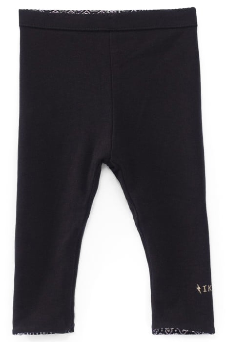 BABY GIRLS’ ROCK PRINT/BLACK REVERSIBLE LEGGINGS 3