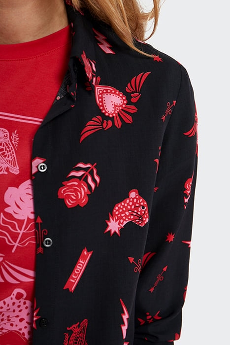 BLACK ALL-OVER ROCK SHIRT 5