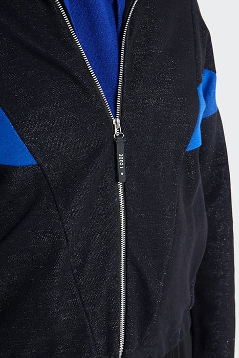 BLACK/SAPPHIRE BLUE TWO-SIDED JACKET 6