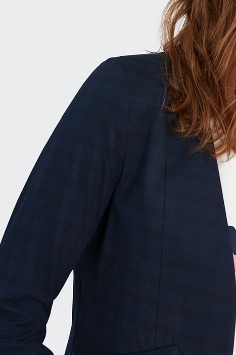 NAVY CHECK SUIT JACKET 7