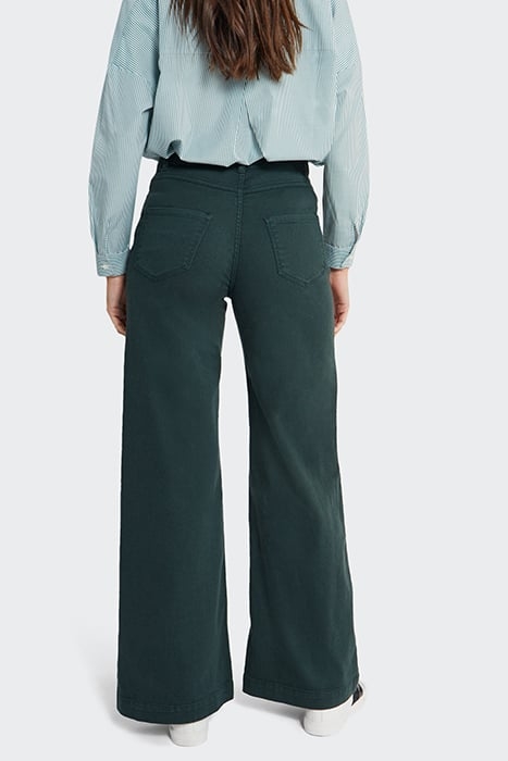 IMPERIAL GREEN FLARED JEANS 2