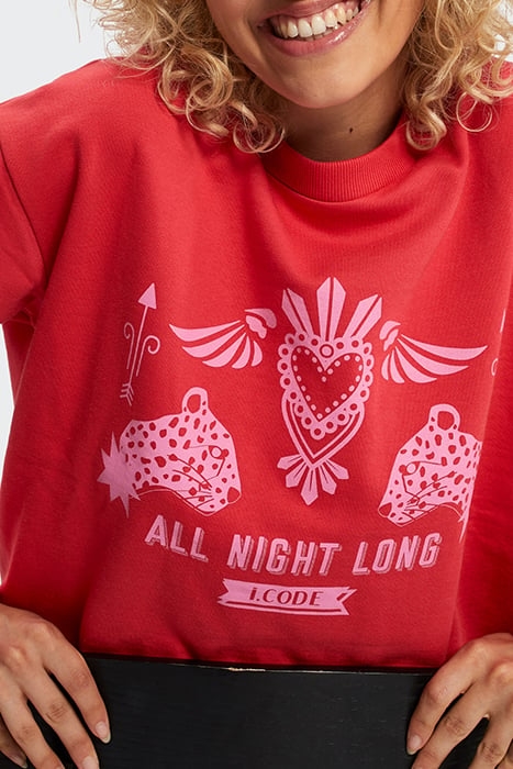 FLASH PINK ROCK IMAGE SWEATSHIRT 5