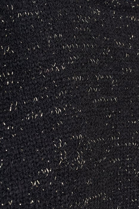 BLACK KNIT SWEATER WITH DECORATIVE BOW ON BACK 7