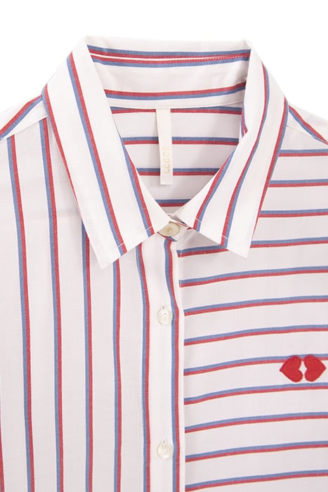 OFF-WHITE SHIRT WITH TWO-TONE STRIPES 6