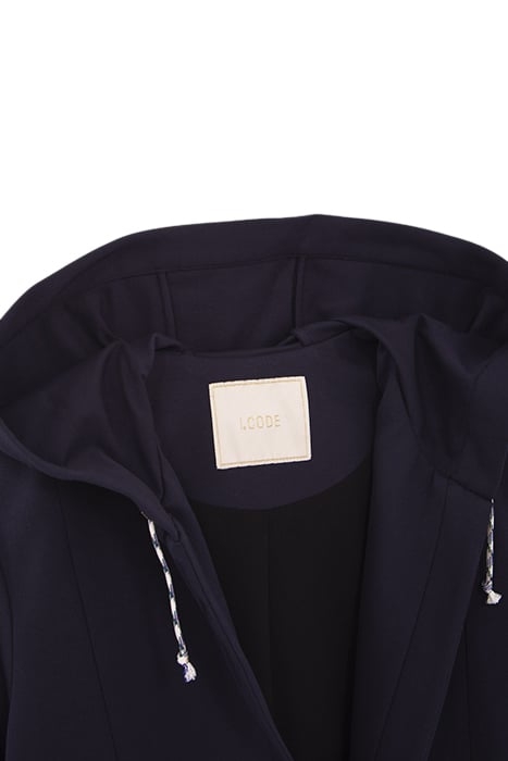 NAVY HOODED SUIT JACKET 6