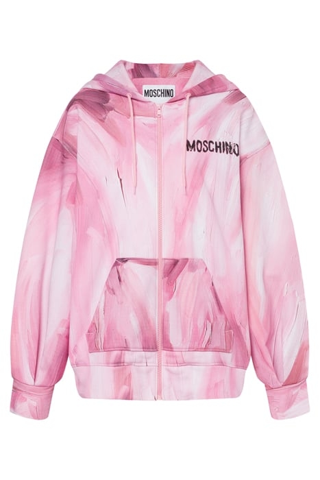 PAINTING COTTON SWEATSHIRT PINK 3
