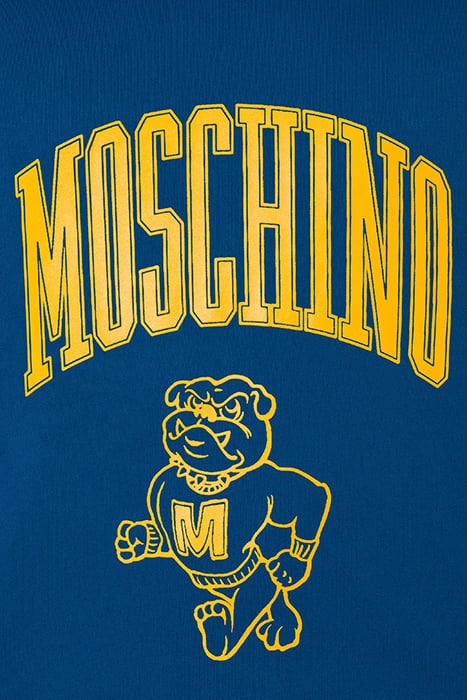 MOSCHINO VARSITY HOODIE BLUE 4