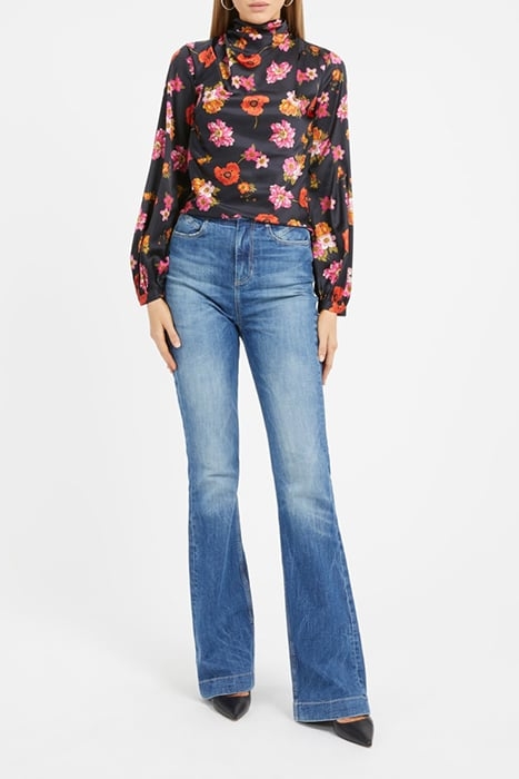 LS GUDULE TOP FLORAL BLACK GROUND 3