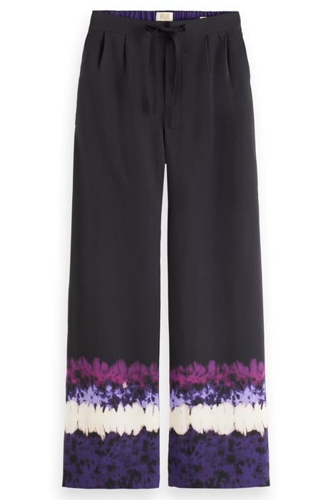 ELENI - HIGH RISE WIDE LEG PYJAMA PANTS DIP DYE STRIPE 4