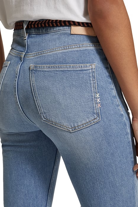 THE CHARM FLARED JEANS WITH PATCH POCKETS — STILL WATERS 7