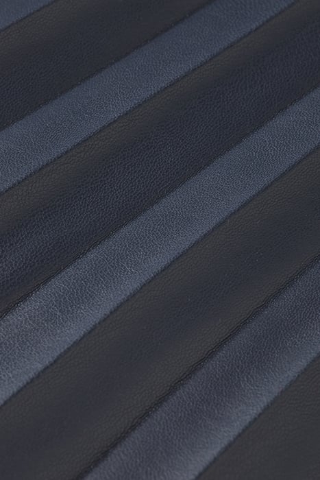 FAUX LEATHER PLEATED HIGH RISE MIDI SKIRT NIGHT 3