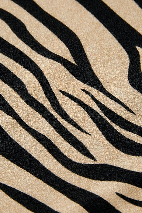 MINI DRESS WITH DRAPE DETAIL TIGER 3