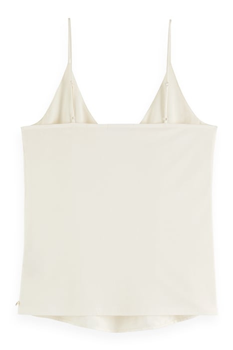 JERSEY TANK WITH WOVEN FRONT SOFT ICE 5