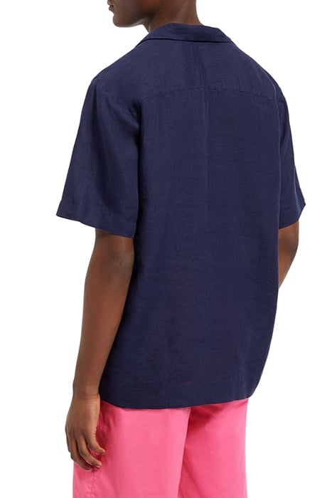 LINEN SHIRT NAVY 2