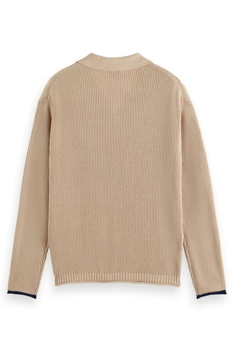 LONG-SLEEVED POLO PEBBLE 2