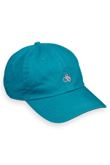 TWILL LOGO CAP PETROL BLUE 1