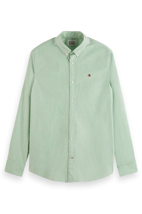 ESSENTIAL OXFORD STRIPE SEAFOAM / WHITE STRIPE 1