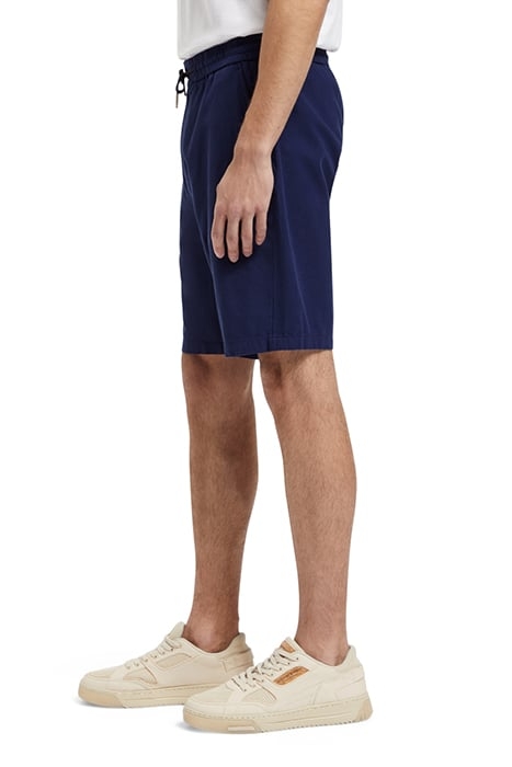 FAVE- COTTON/LINEN TWILL BERMU NAVY 5