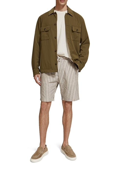 FAVE - BERMUDA SHORTS WHITE NAVY RED STRIPE 3