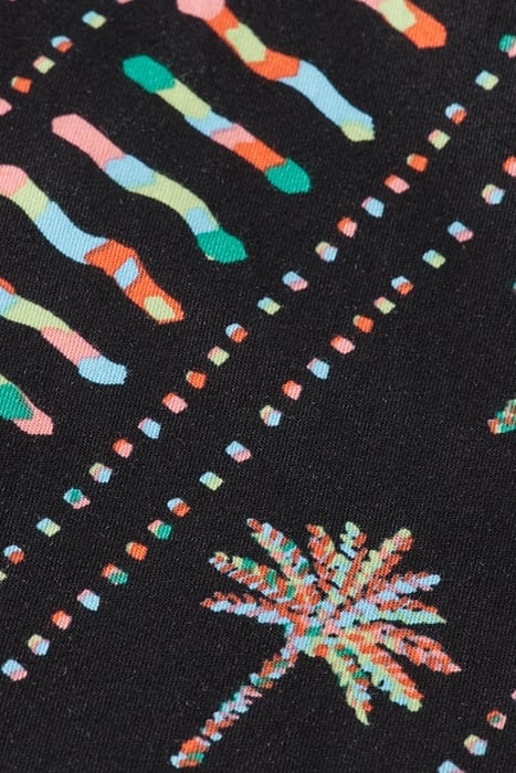 STUART- PRINTED STRETCH-COTTON PALM MULTI AOP 8