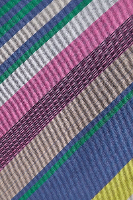 TWILT - BLANKET-STRIPED COTTON BLACK MULTI STRIPE 8