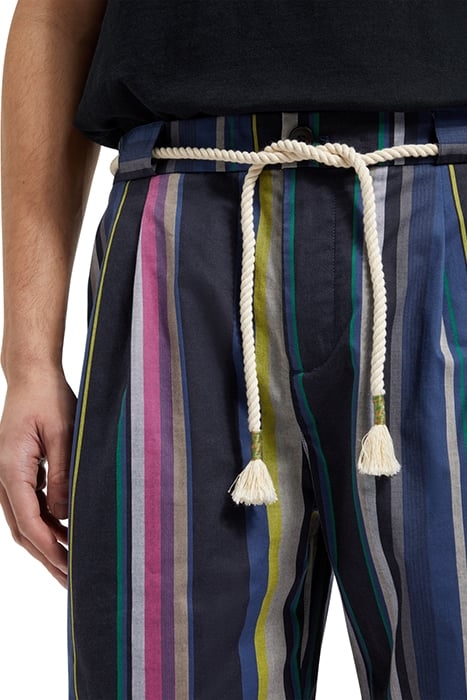 TWILT - BLANKET-STRIPED COTTON BLACK MULTI STRIPE 6