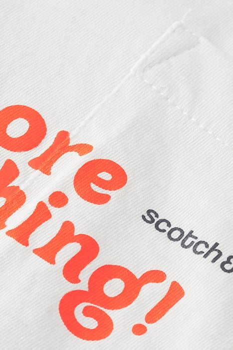 ARTWORK POCKET T-SHIRT WHITE 8