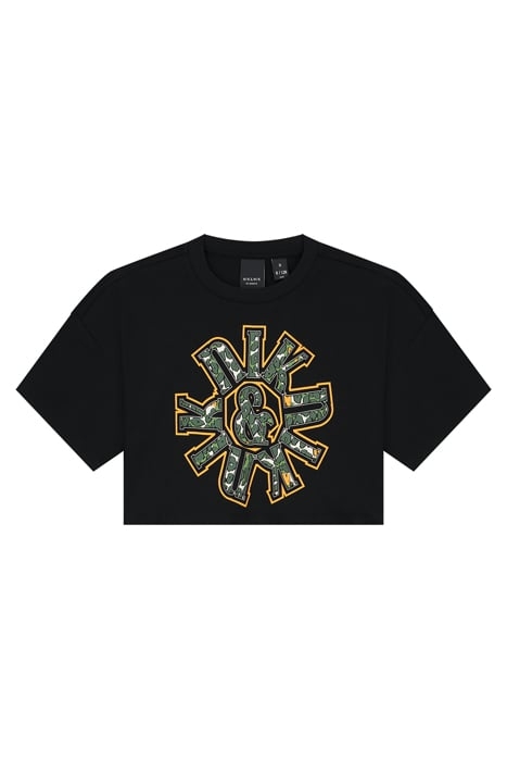 BLOCK LEOPARD TSHIRT BLACK 1