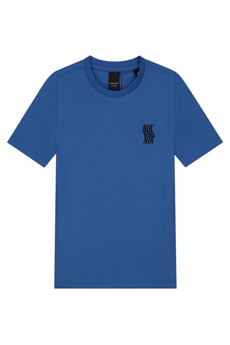 SWIRL LOGO T-SHIRT COBALT BLUE 1