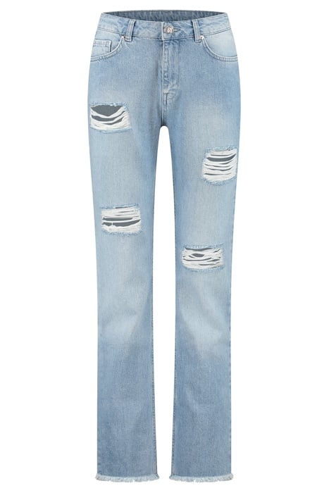 DESTROY JEANS LIGHT BLUE DENIM 1