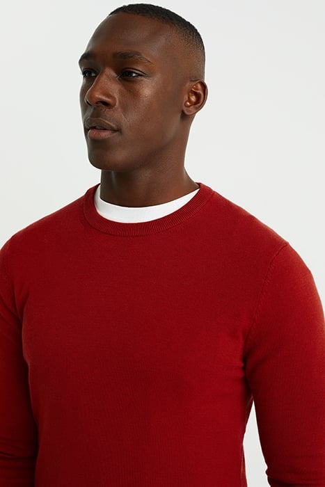 PULLOVER SAFFRON RED 5