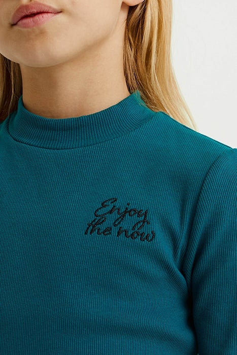 DRESS MID LENGTH GREEN BLUE 5