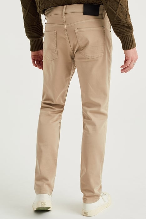 5-POCKET MID WAIST BEIGE 2
