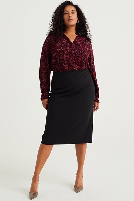 SKIRT MEDIUM LENGTH BLACK 3