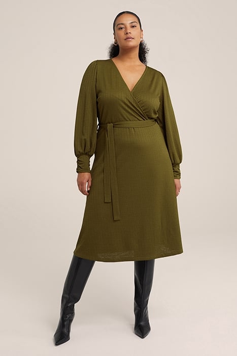 DRESS MID LENGTH ARMY GREEN 1