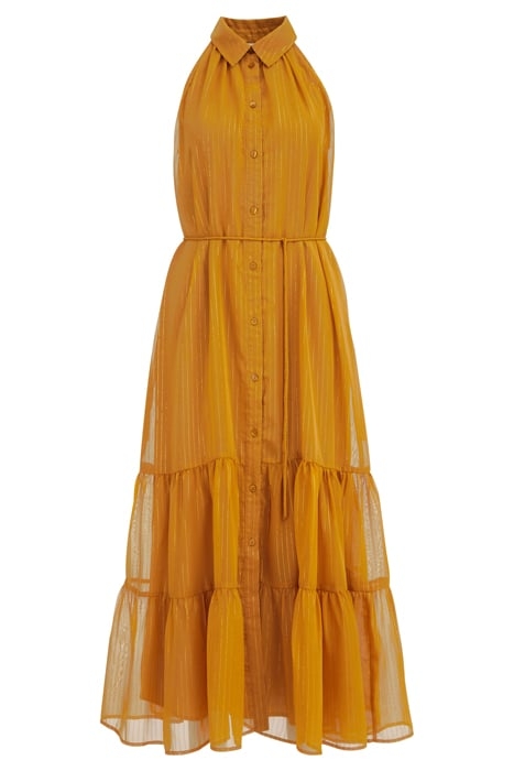 DRESS MID LENGTH MUSTARD YELLOW 3