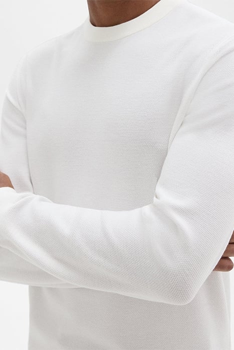 RILAND SWEATER IN LIGHT BILEN WHITE 4