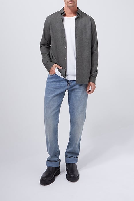 KHAKI FLANNEL REGULAR SHIRT KHAKI 3