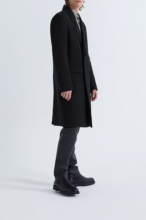 BLACK PURE EDITION DOUBLE-BREASTED COAT BLACK 5