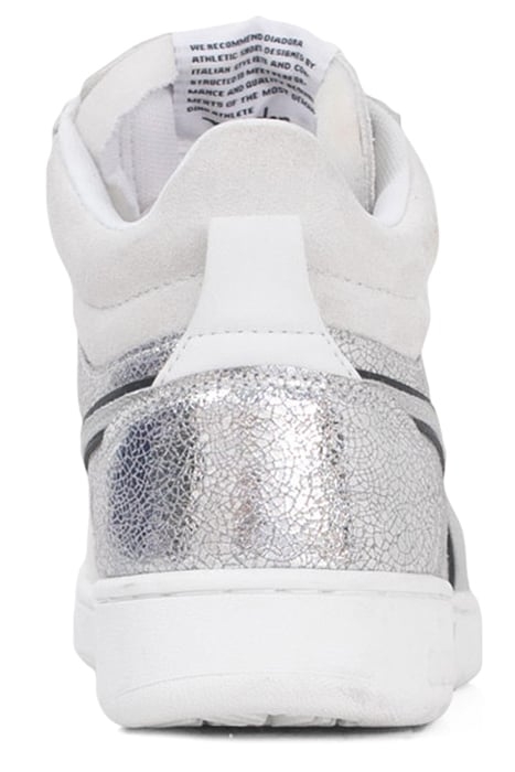 SILVER LEATHER IKKS X DIADORA TRAINERS SILVER 3