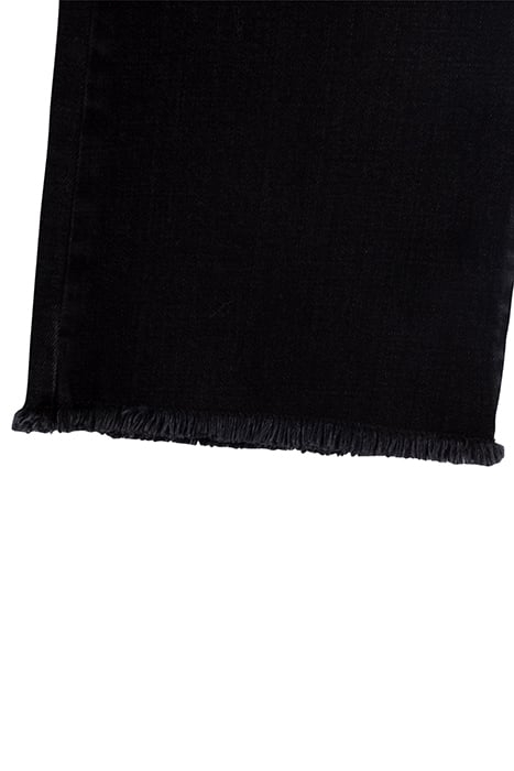 BLACK WATERLESS POWERSTRETCH 7/8 FLARED JEANS BLACK 4