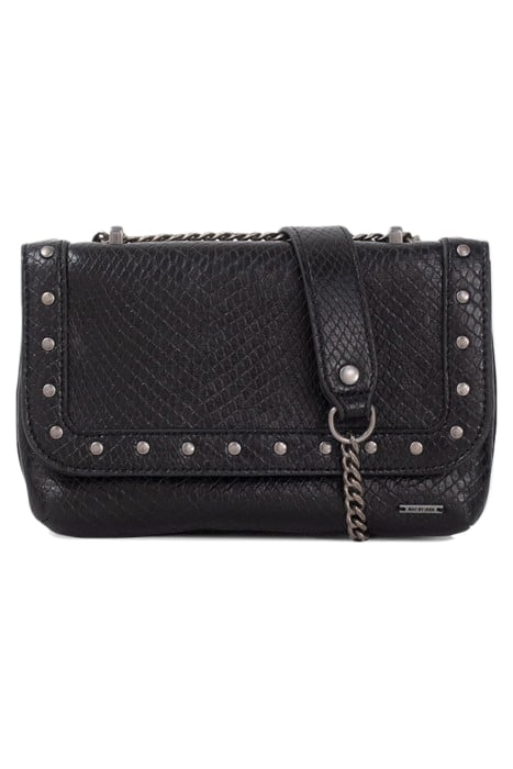 GIRLS’ BLACK EMBOSSED PYTHON-LOOK BAG BLACK 1