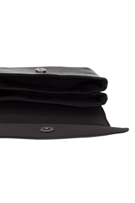 GIRLS’ BLACK EMBOSSED PYTHON-LOOK BAG BLACK 5