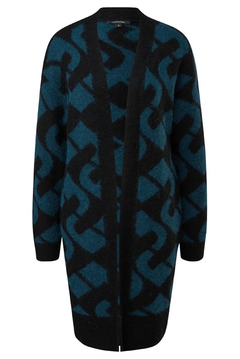 COMMA CARDIGAN BLUE GREEN 3