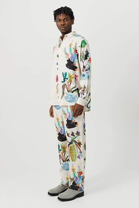 DAMON SHIRT GREEN AOP 3