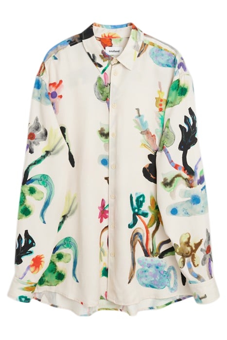 DAMON SHIRT GREEN AOP 1