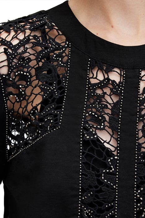 NOUSH EMB DRESS JET BLACK 7